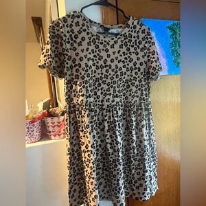 Wild Fable Leopard Print Dress - Black and Tan